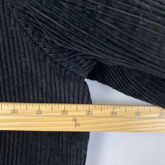 Blair Corduroy Overcoat Long Trench Coat Men S Black Matrix Dark Gothic Grunge - Picture 5 of 8